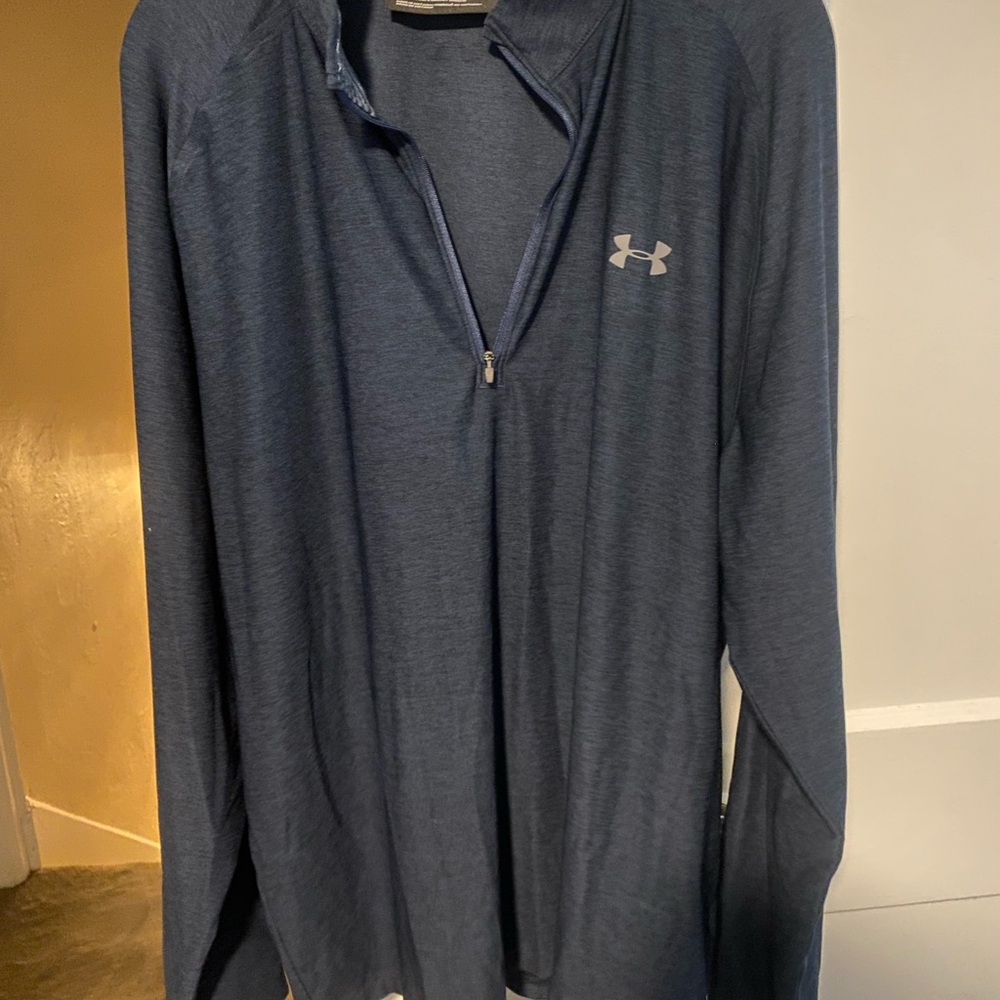 Under Armour Blue Quarter-Zip Pullover